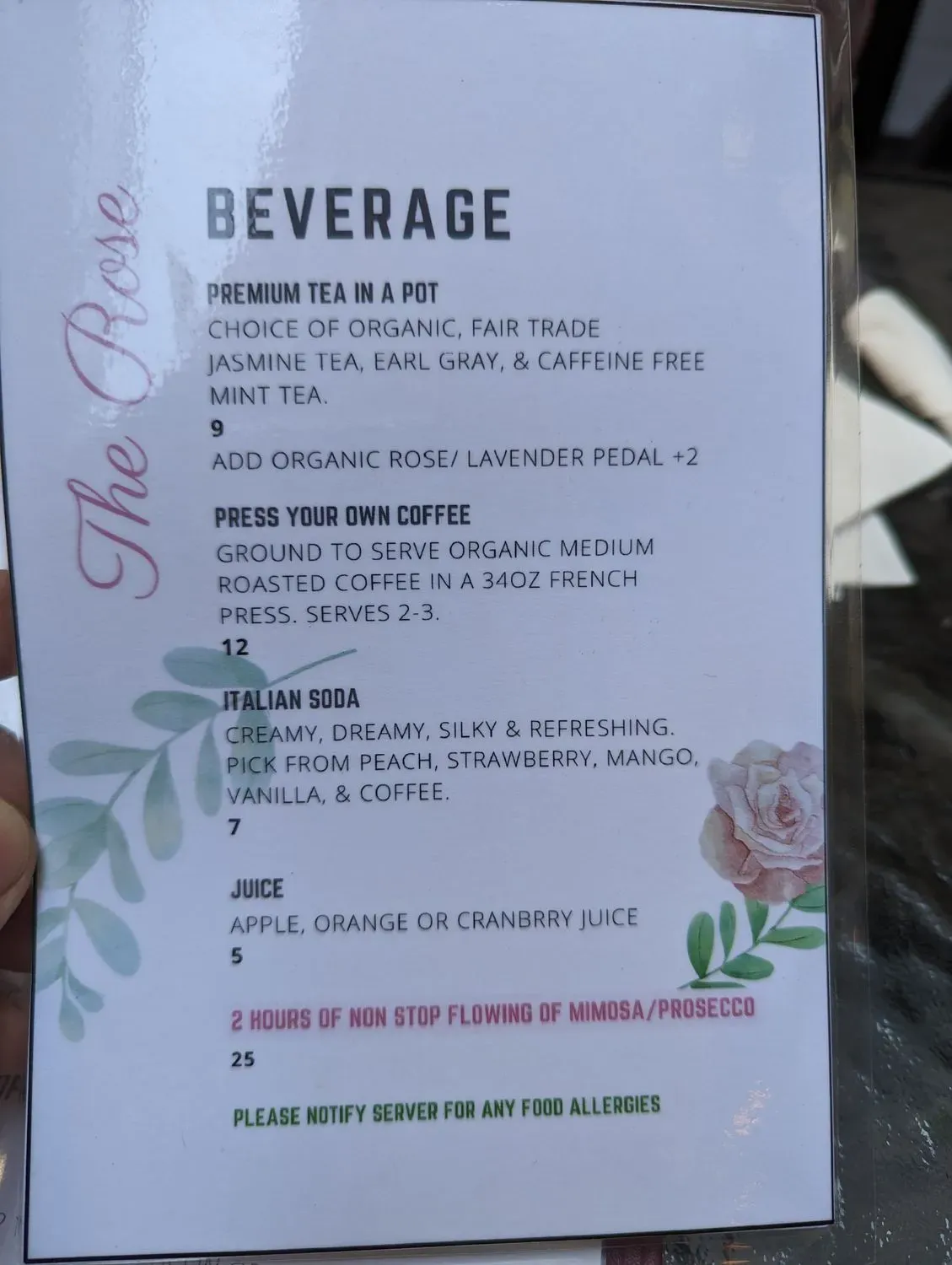 Menu 5