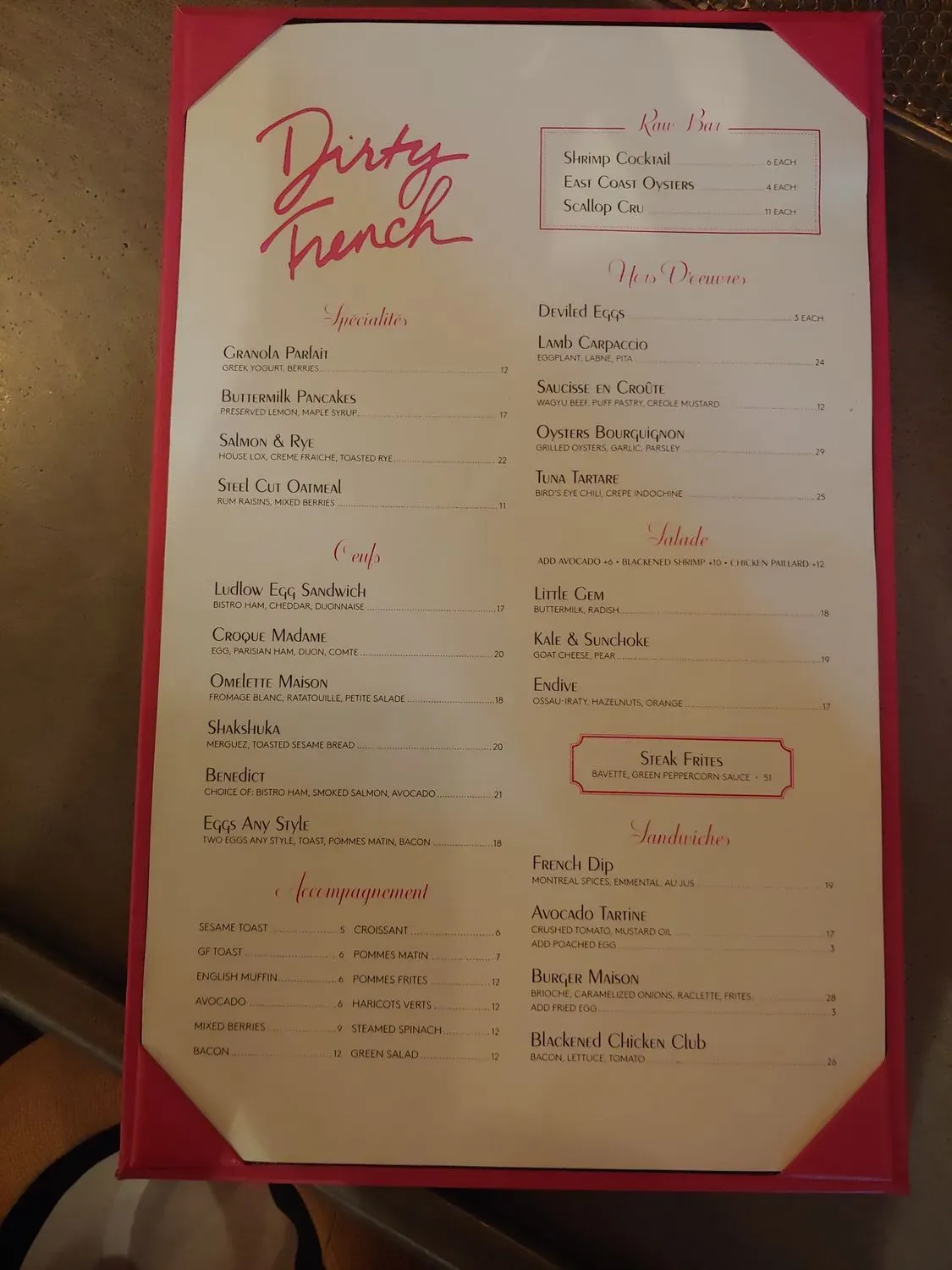 Menu 4