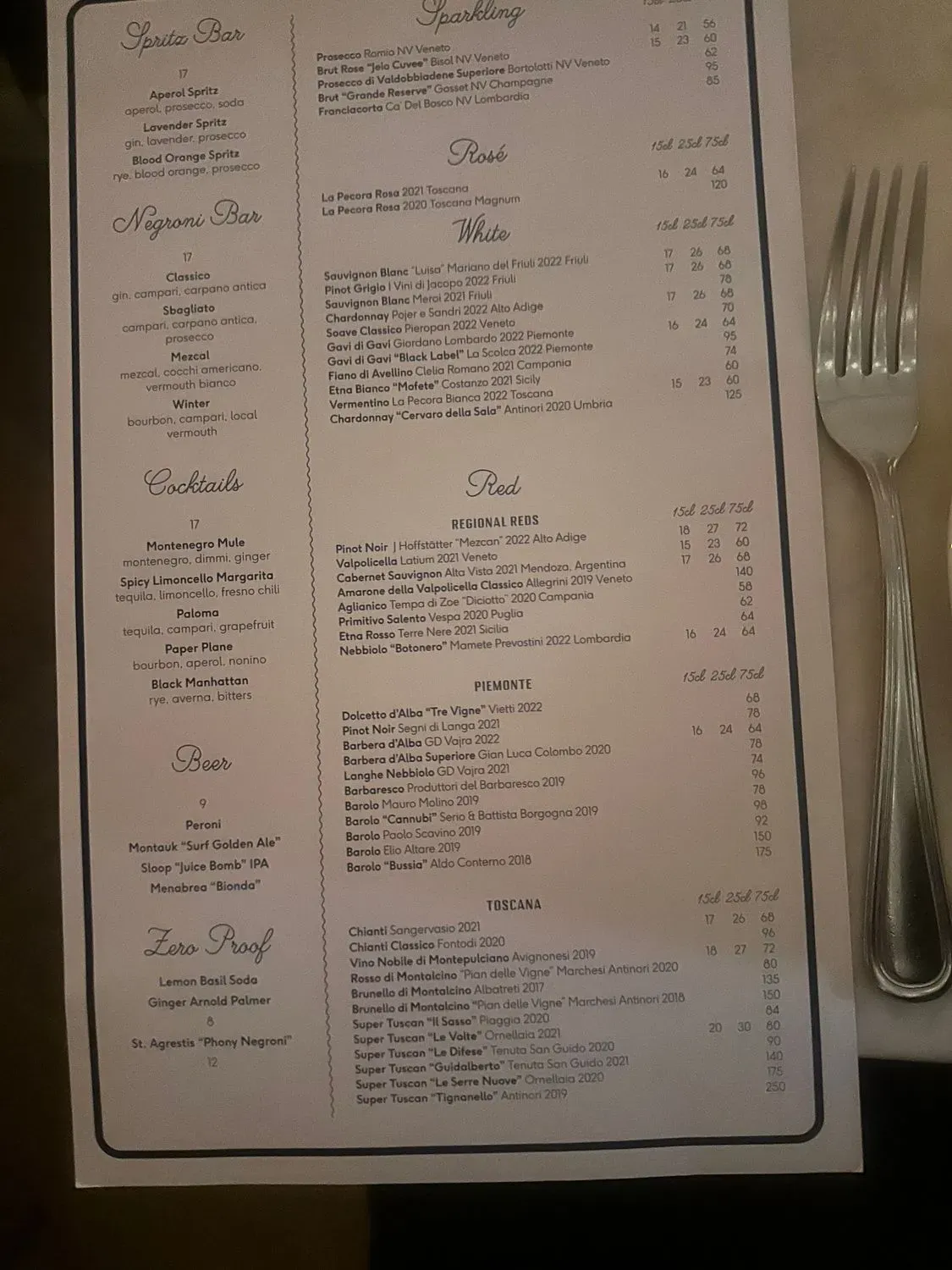 Menu 6