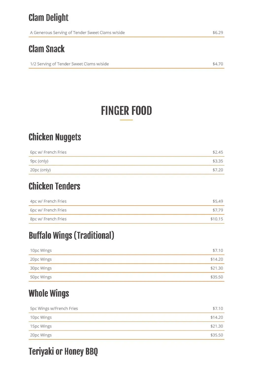 Menu 3