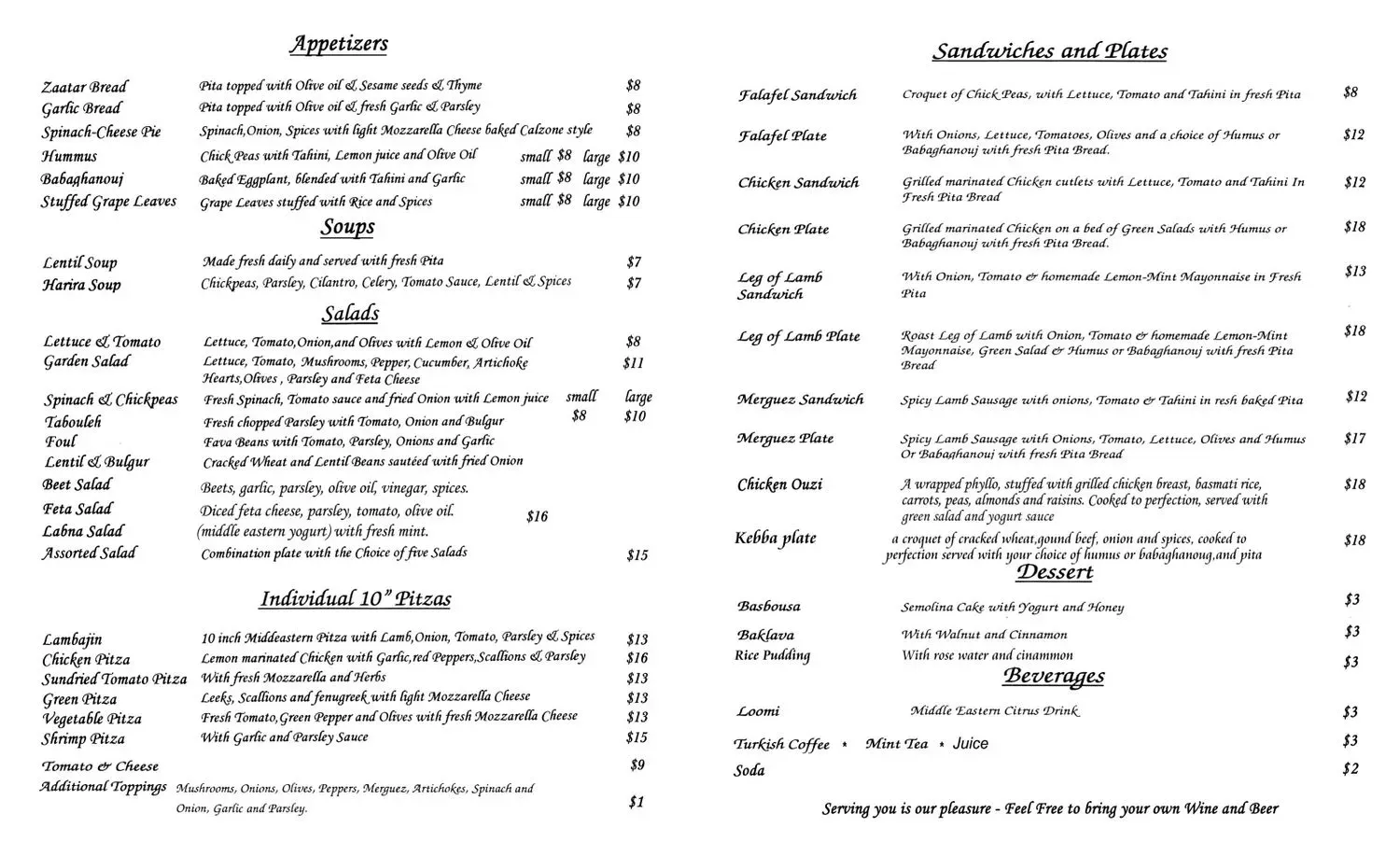 Menu 4