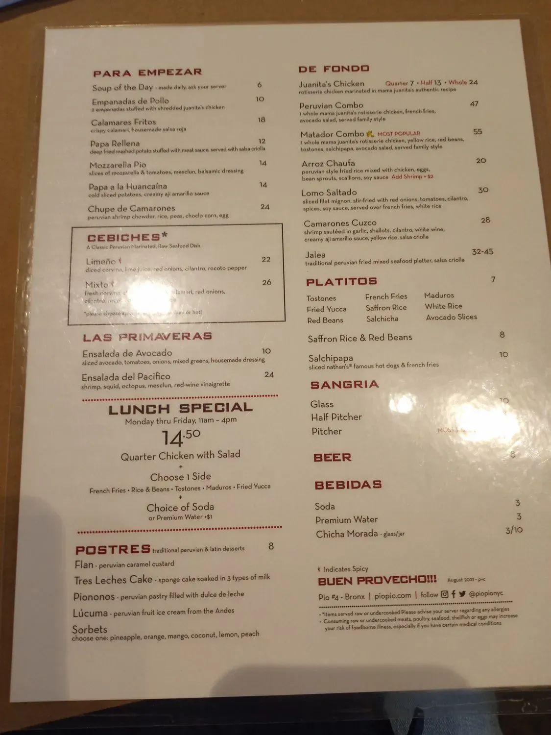 Menu 2