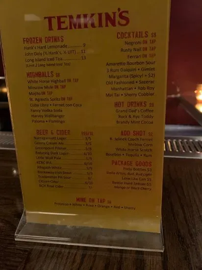 Menu 3