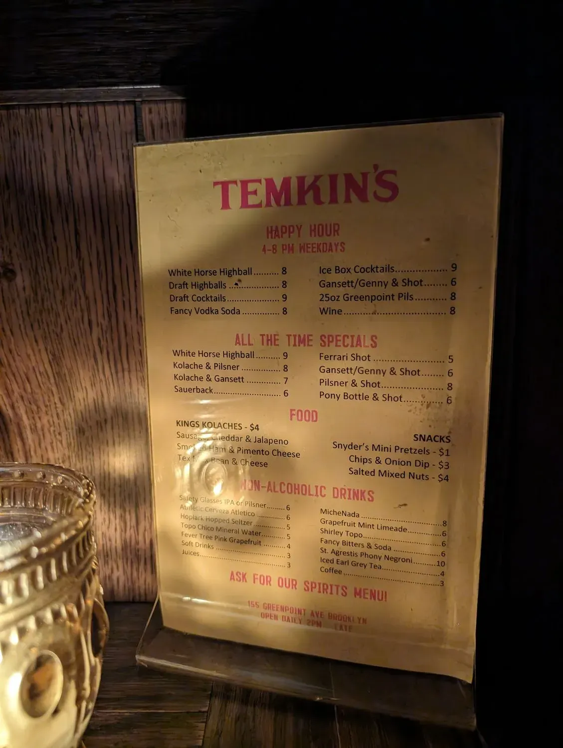 Menu 5