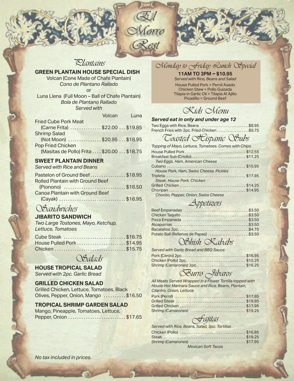 Menu 3