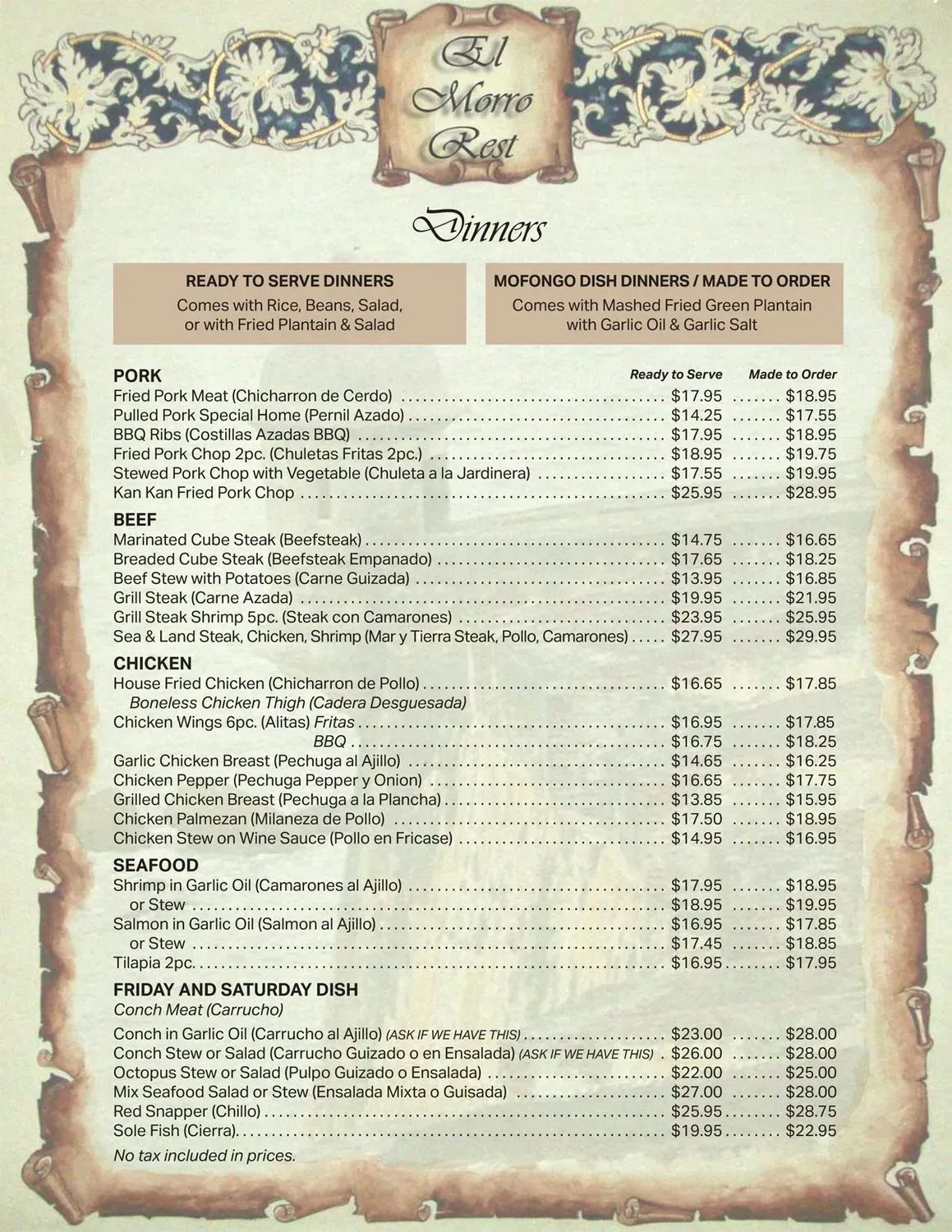 Menu 2