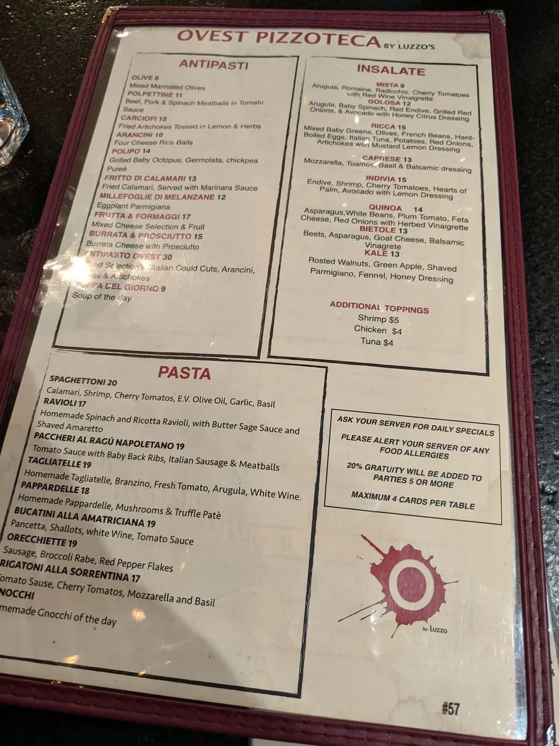 Menu 6