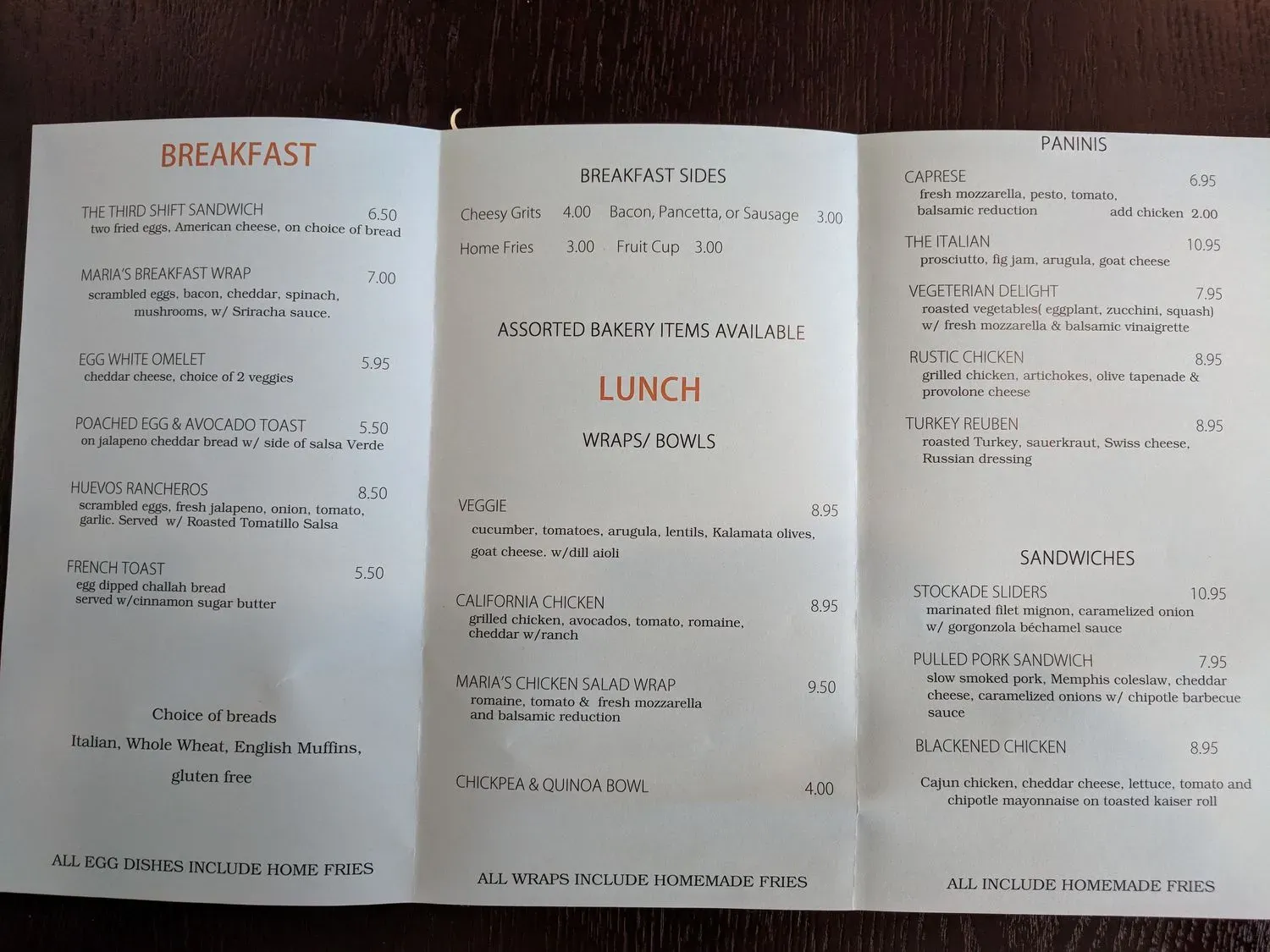 Menu 2