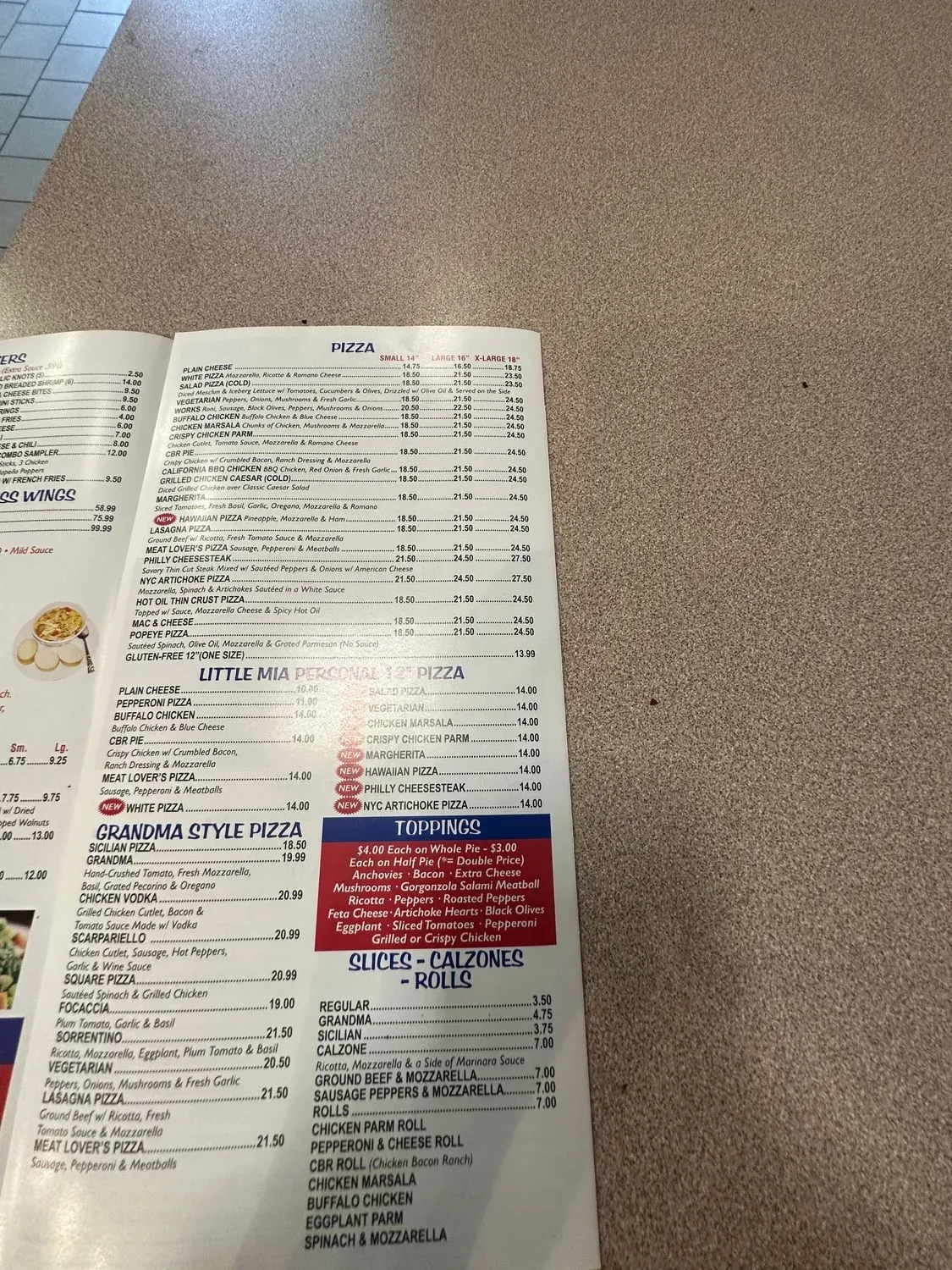 Menu 3