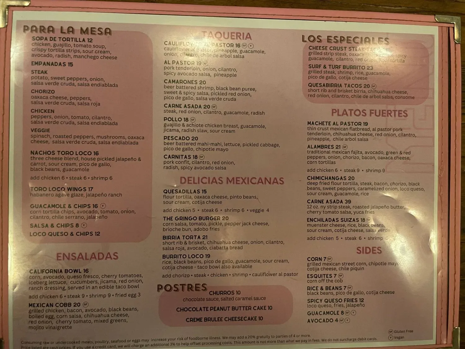 Menu 4