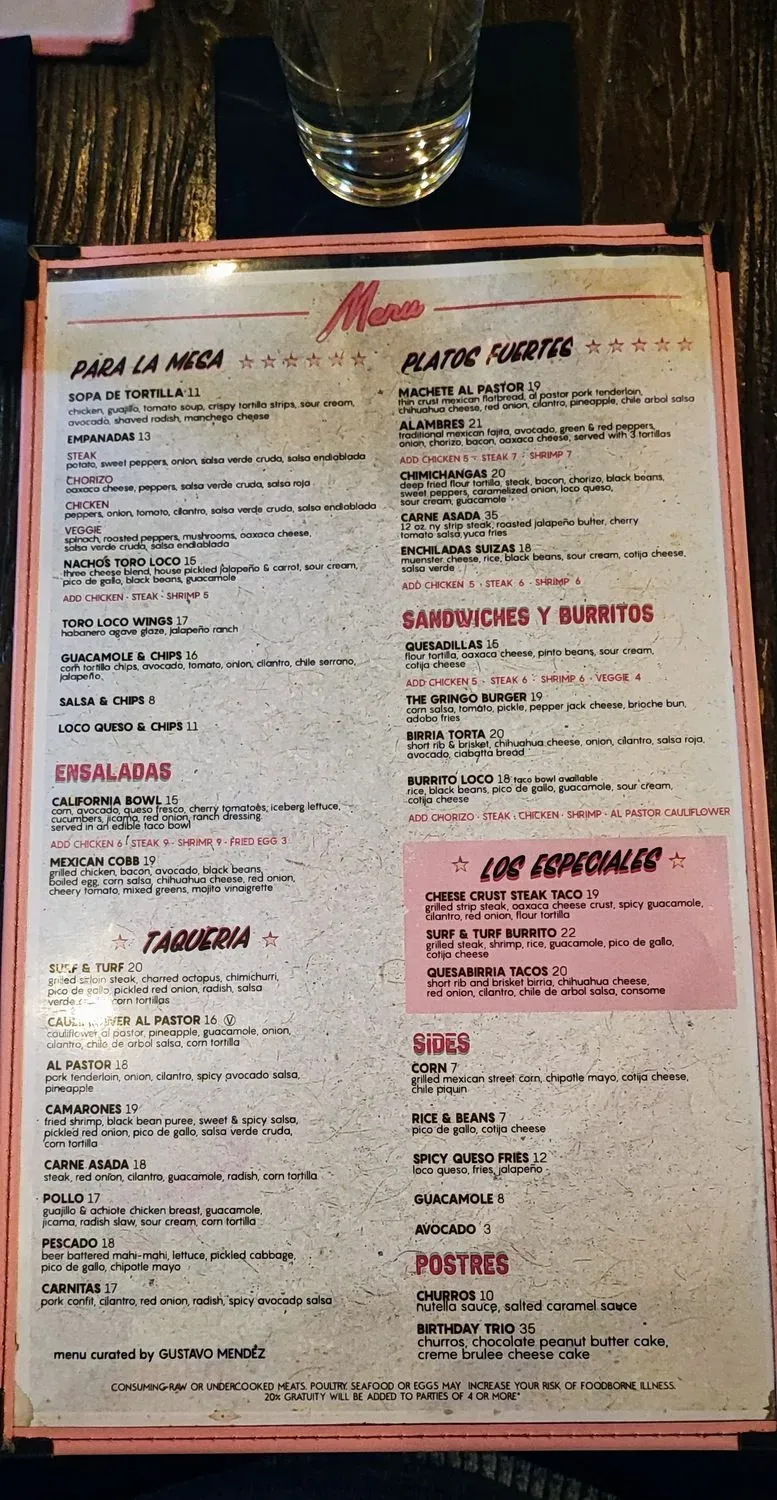 Menu 2