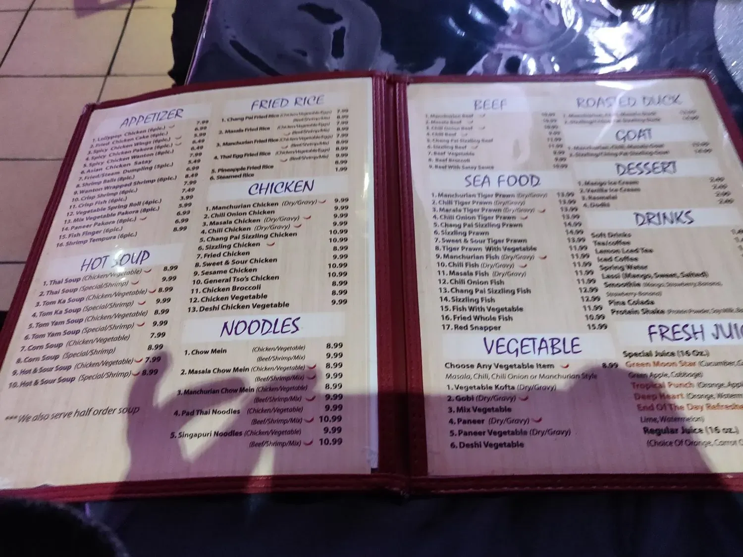 Menu 4