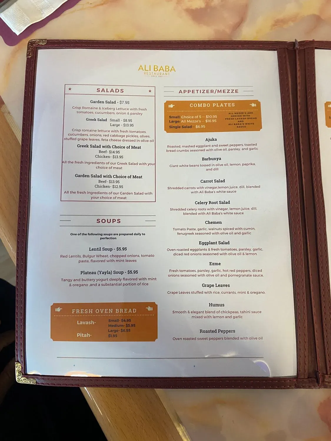 Menu 6