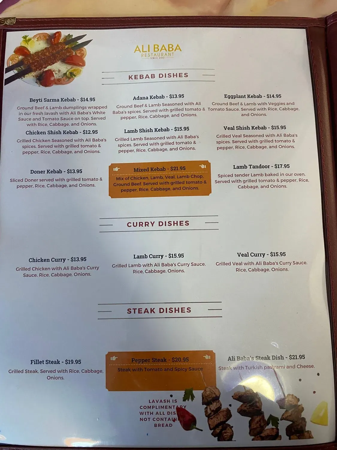 Menu 5