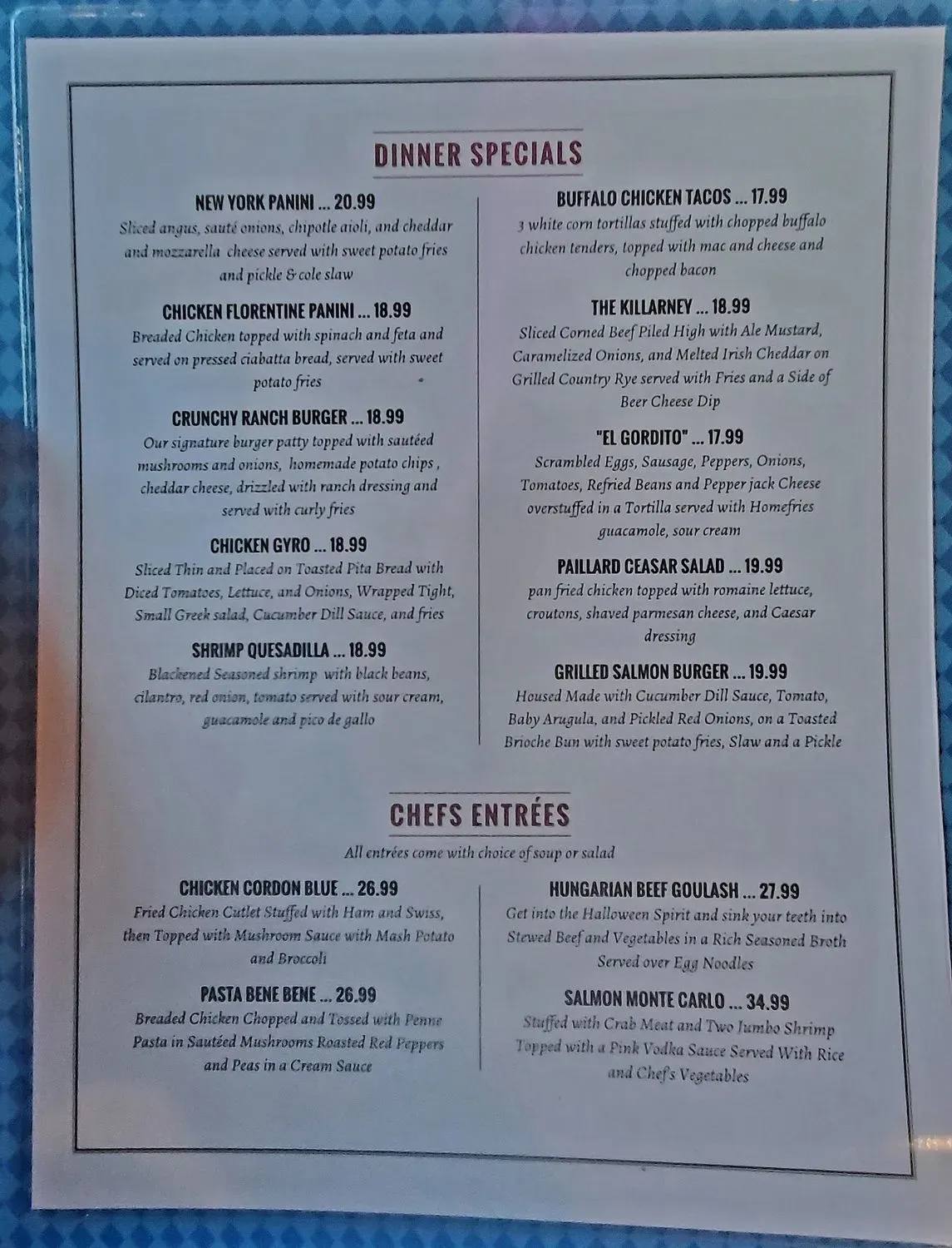 Menu 2