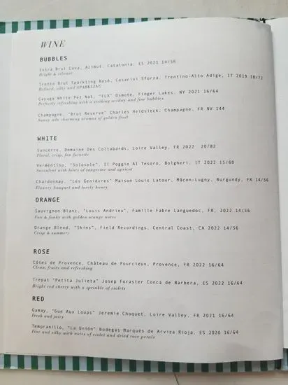 Menu 2