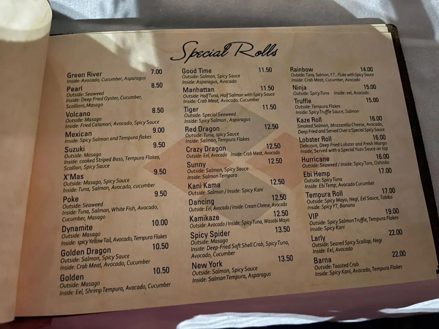 Menu 6