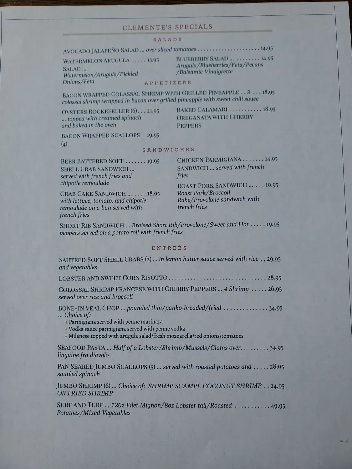 Menu 4