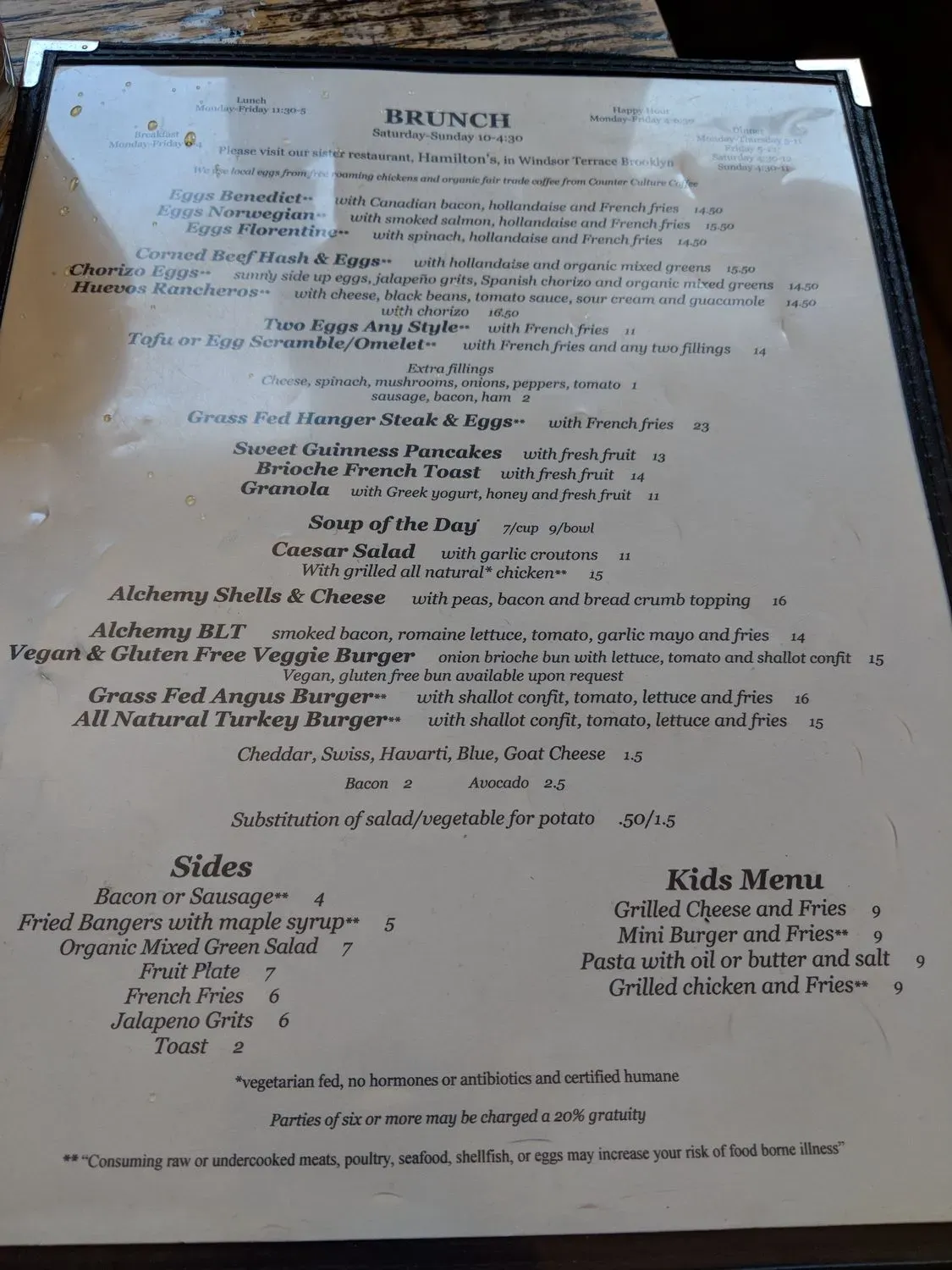 Menu 6