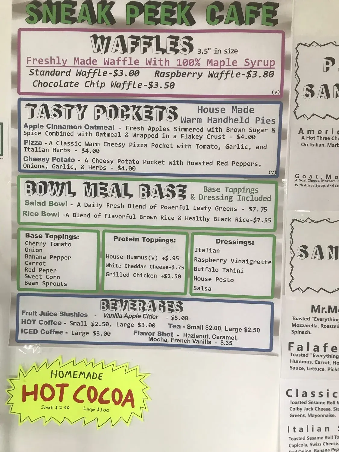 Menu 3