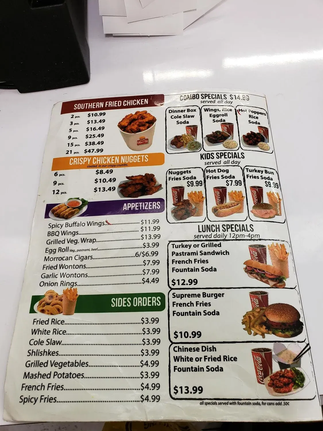 Menu 3