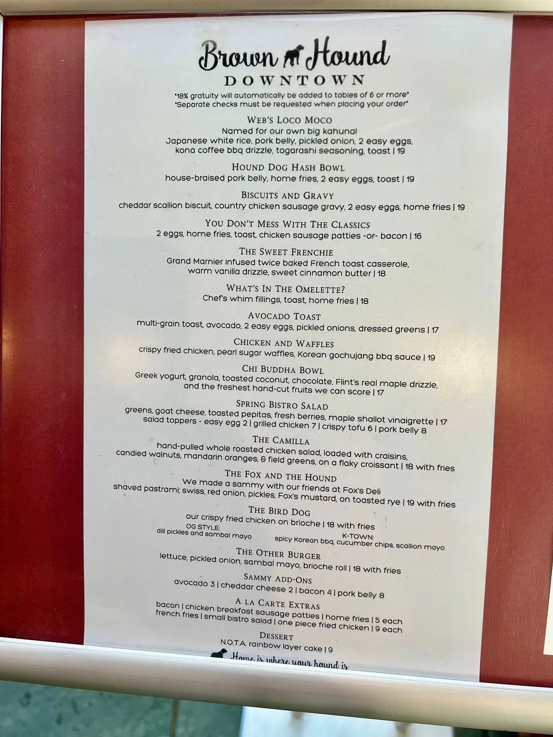 Menu 5