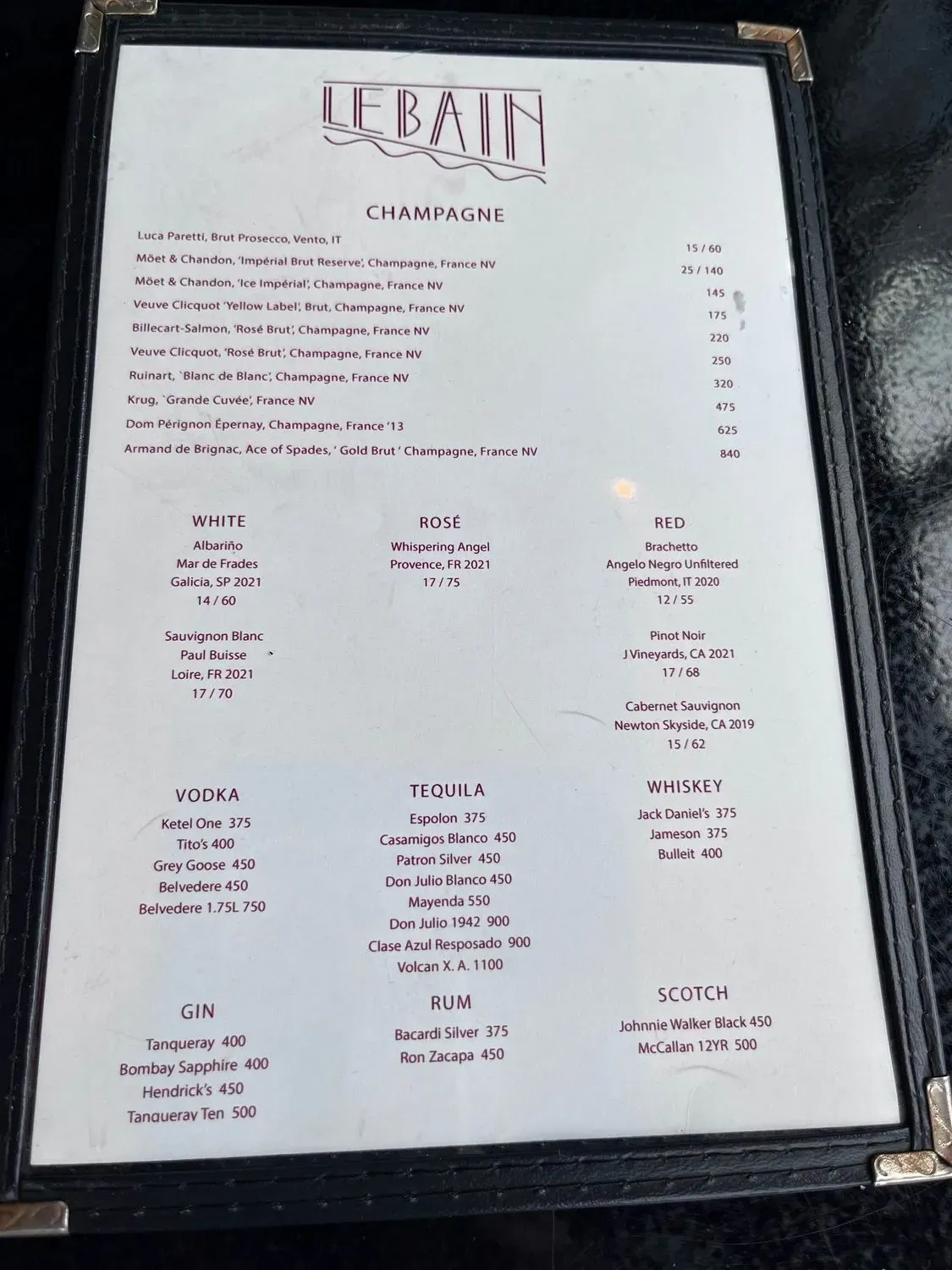 Menu 2