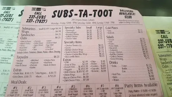 Menu 3