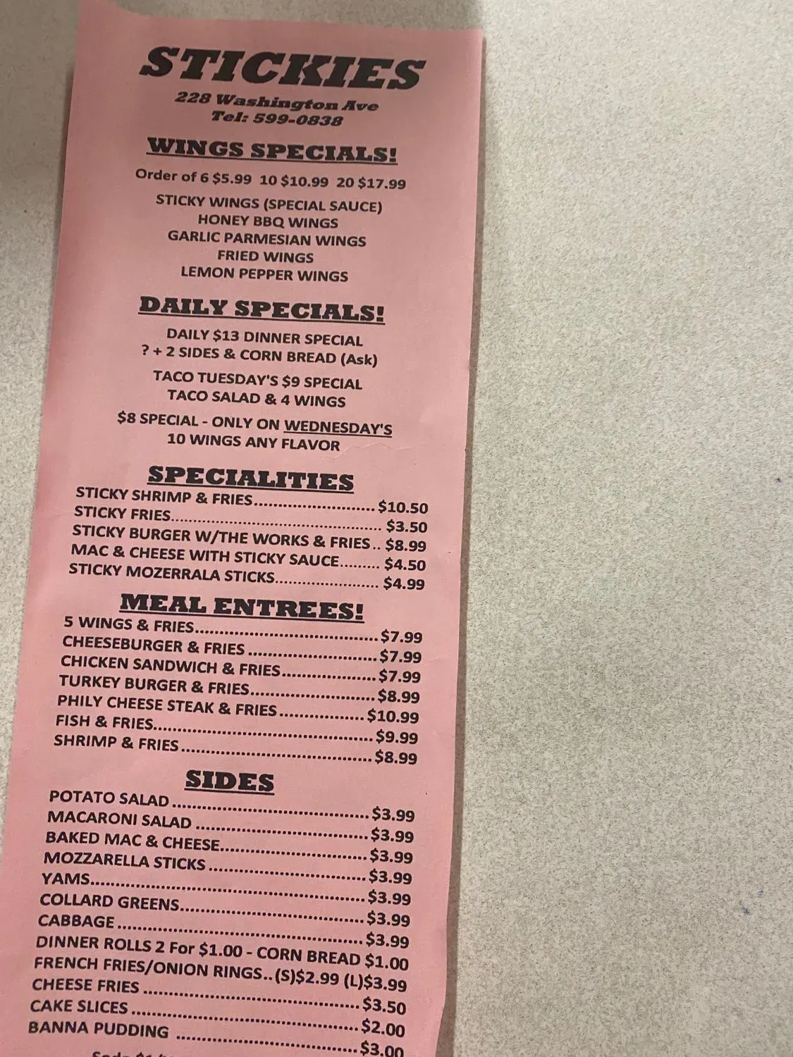 Menu 2