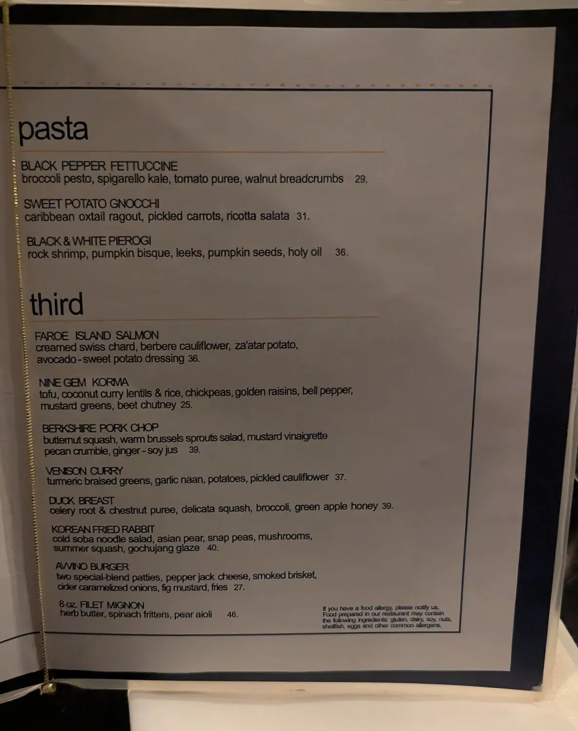 Menu 4