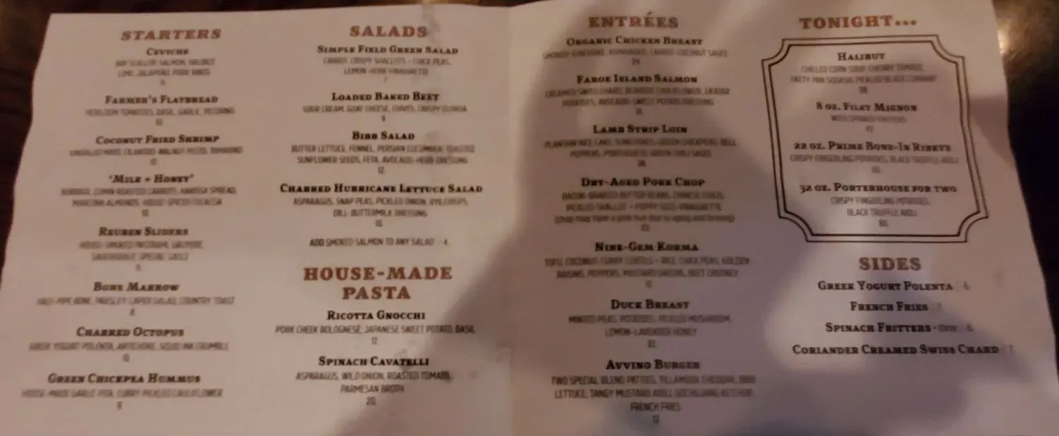 Menu 2