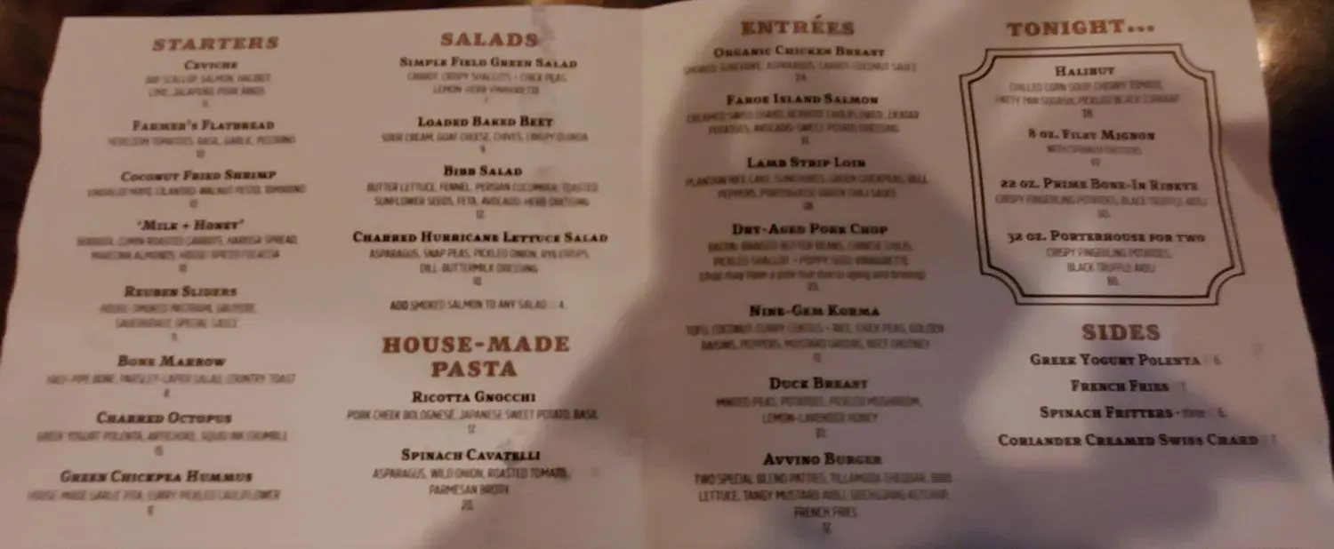 Menu 5