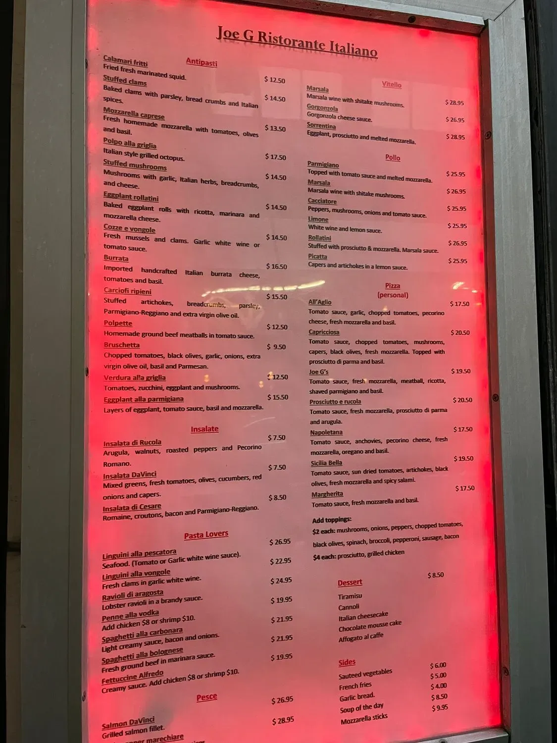 Menu 4