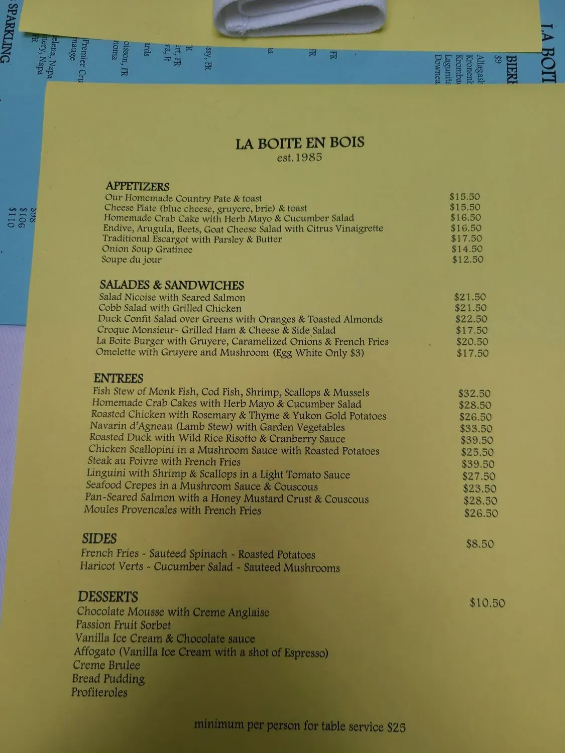 Menu 6