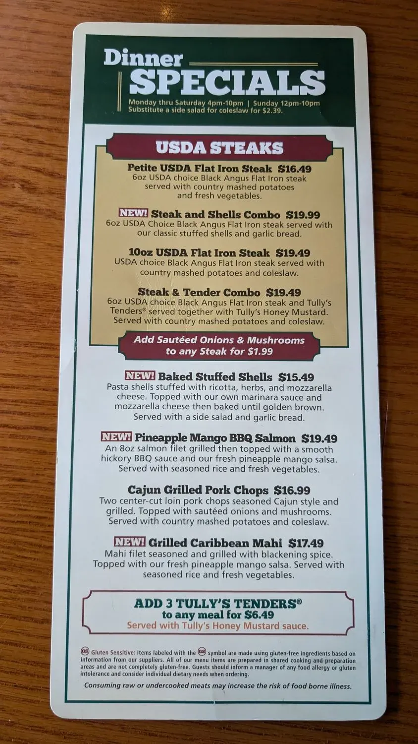 Menu 2