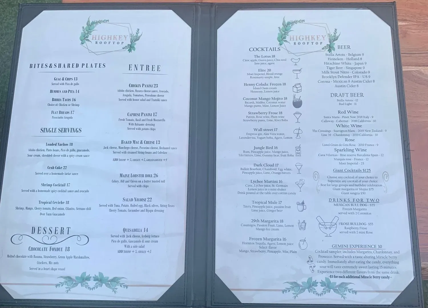 Menu 6