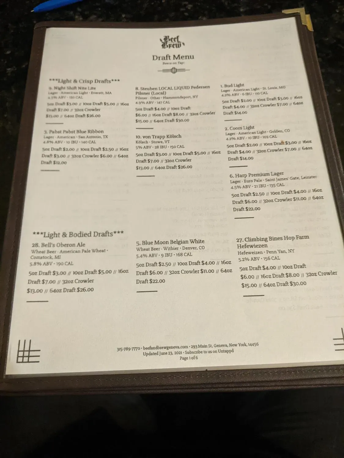 Menu 4