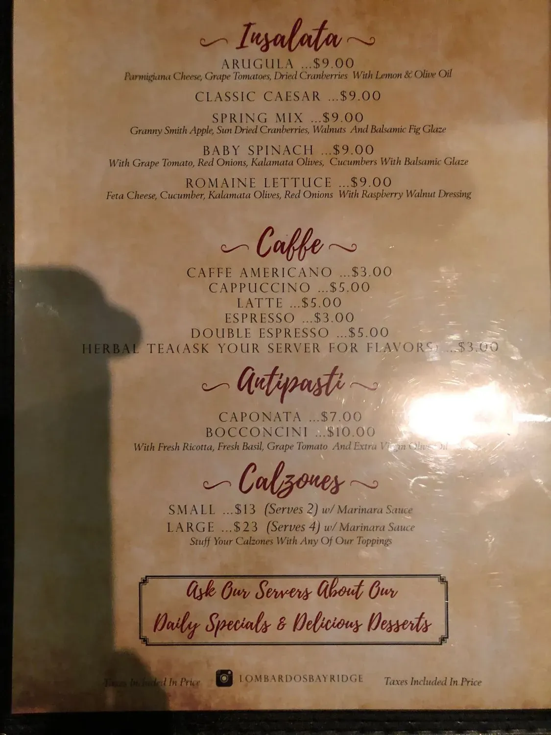 Menu 5