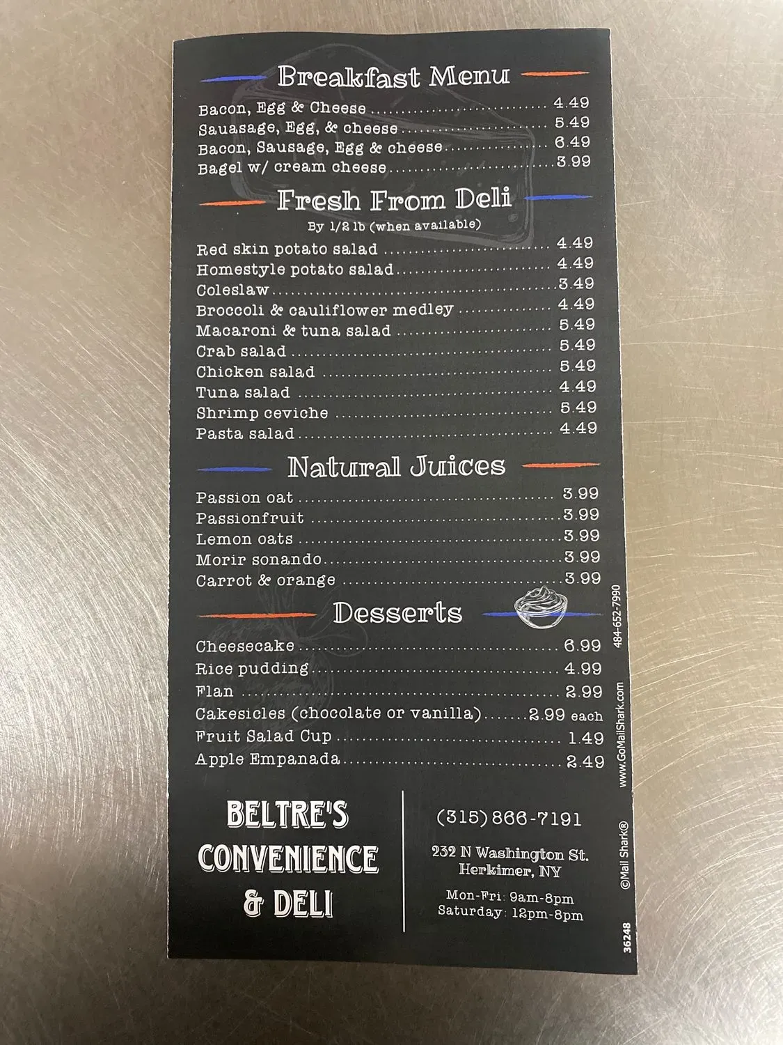 Menu 3