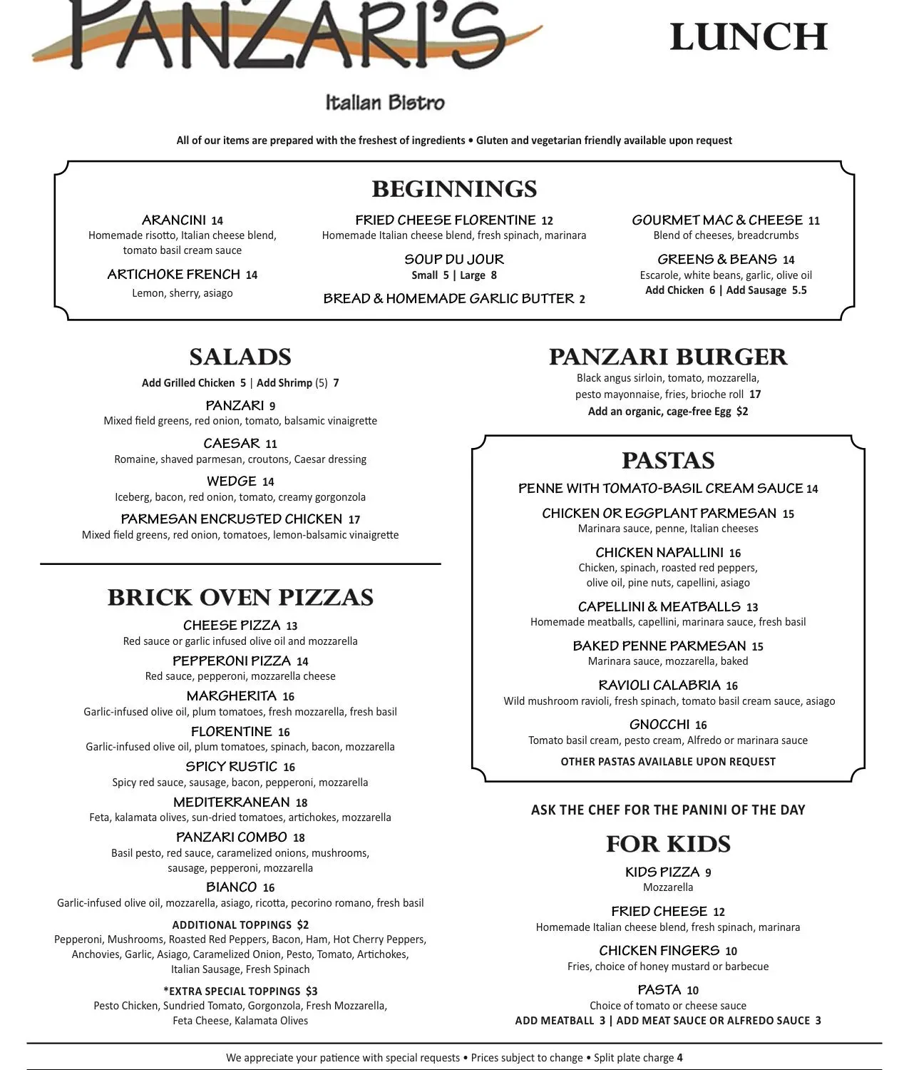 Menu 2