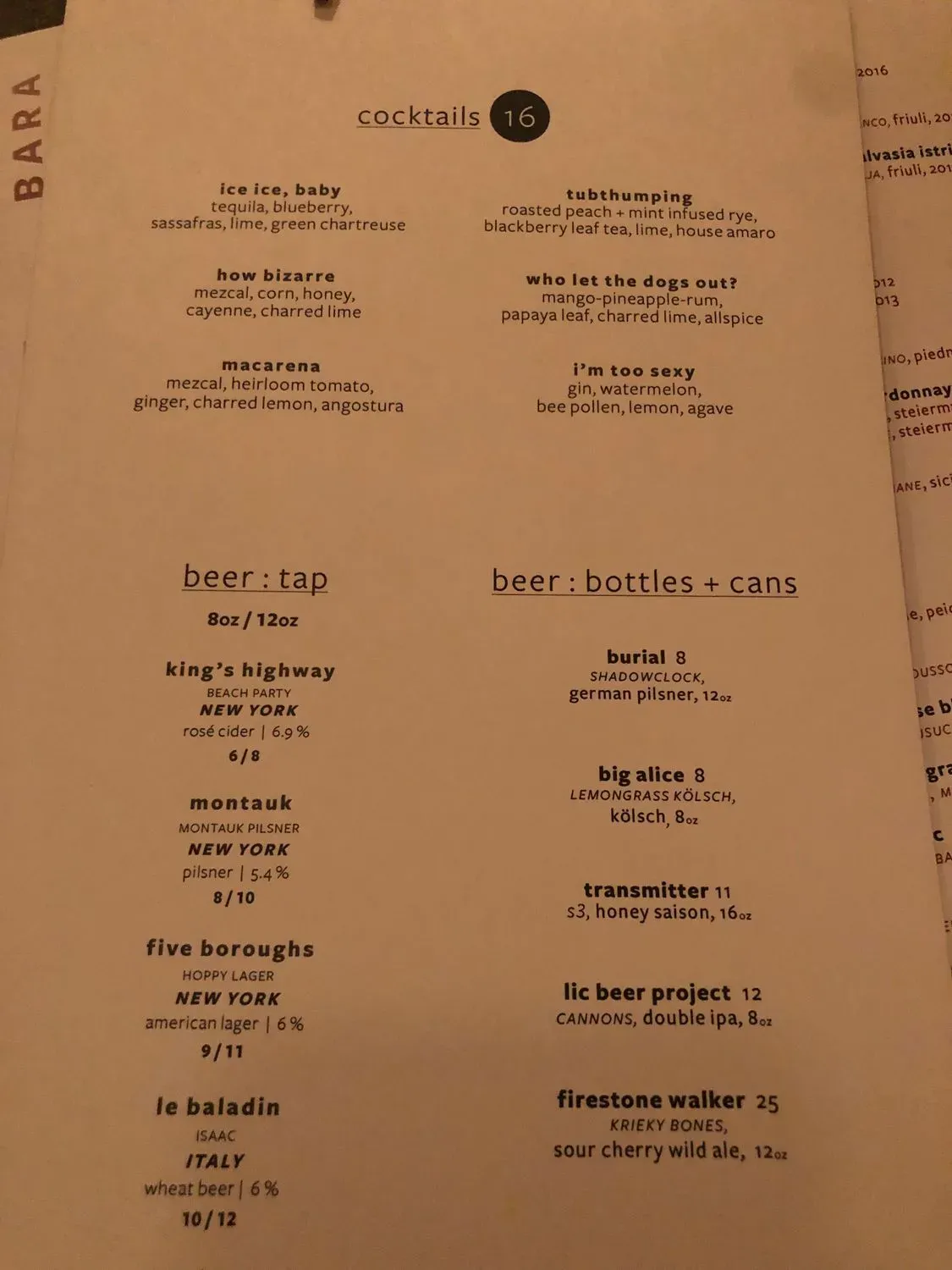 Menu 6