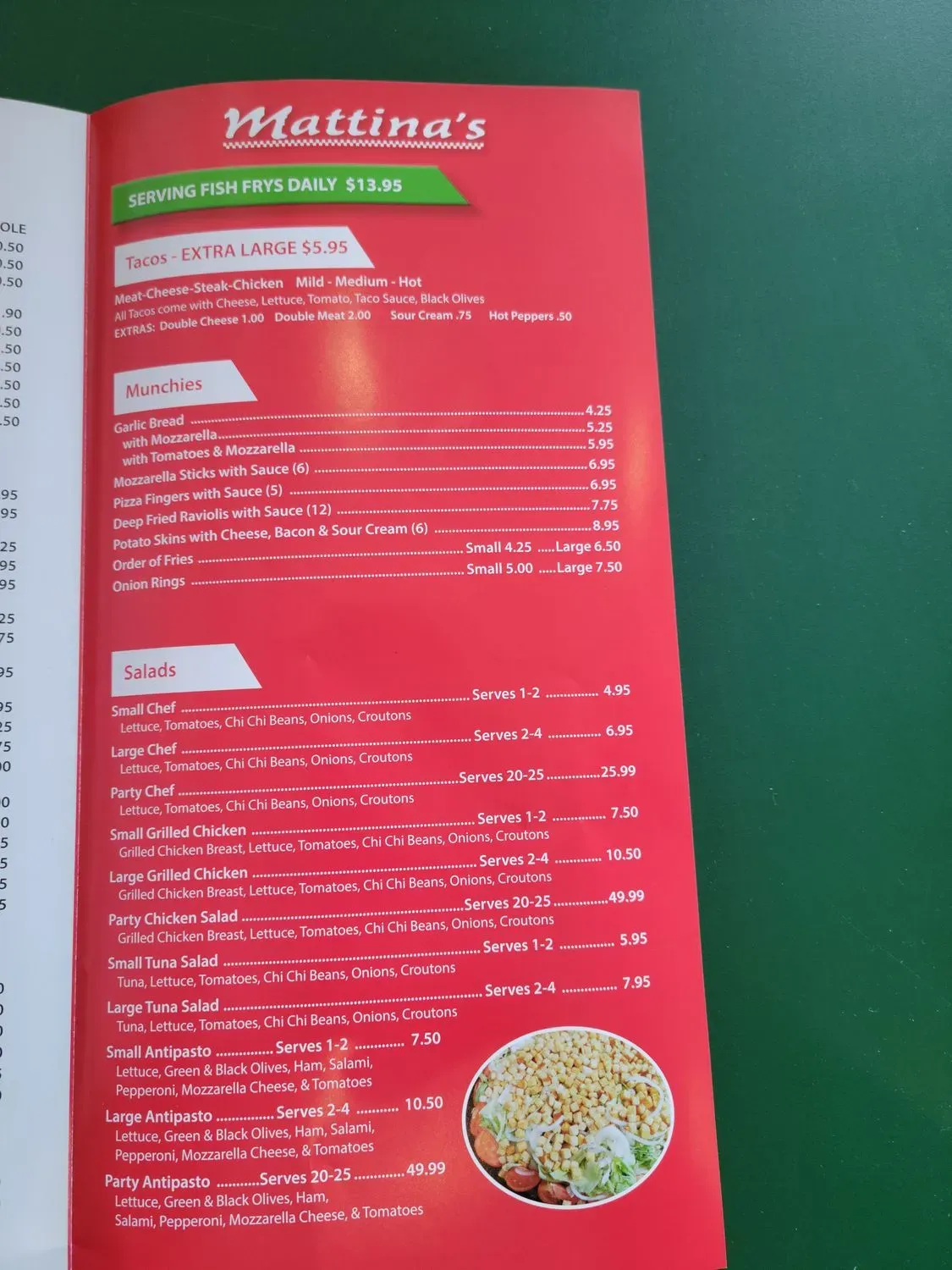 Menu 2