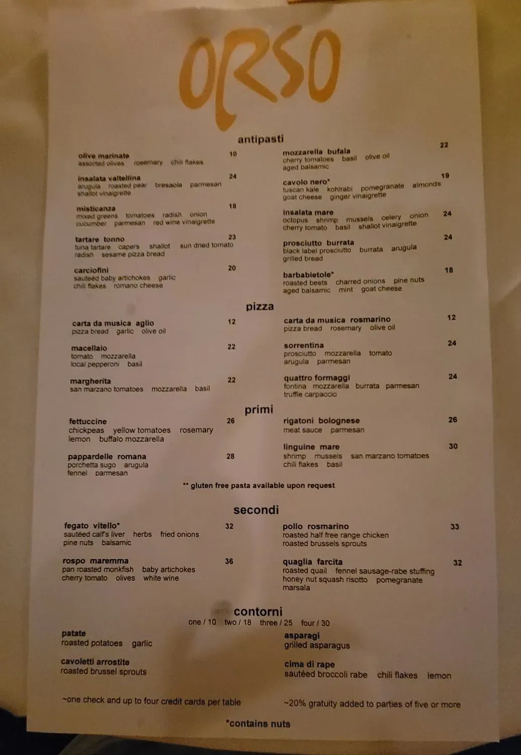 Menu 2