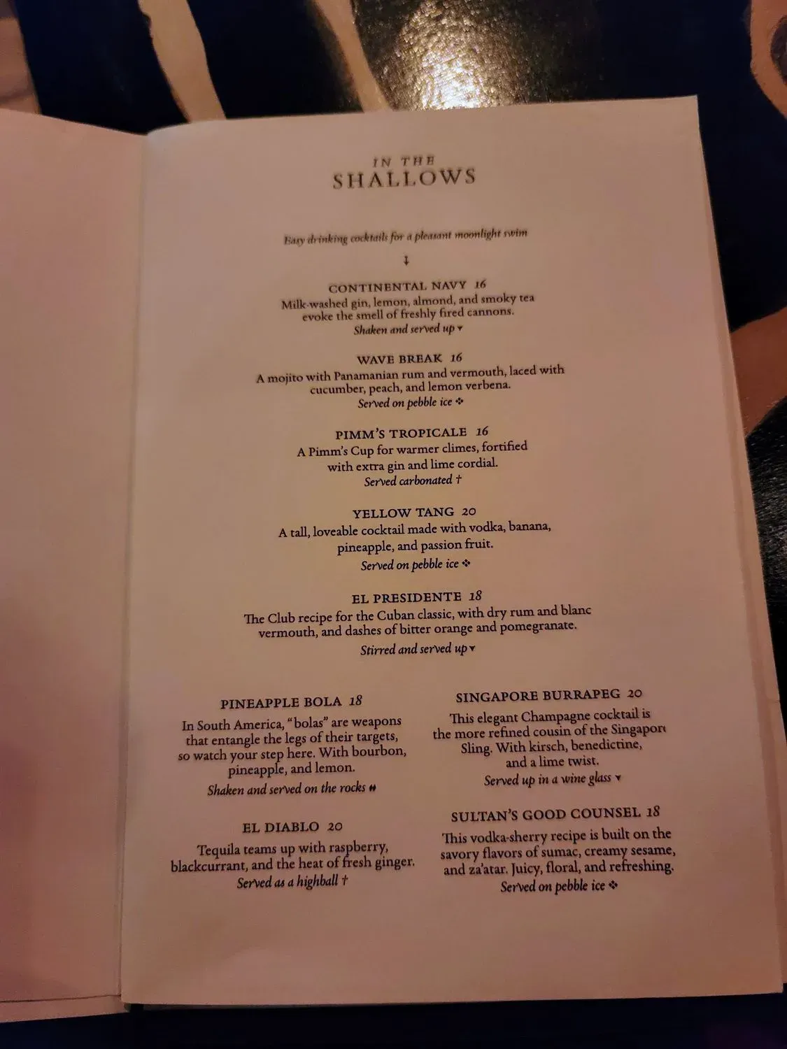 Menu 5