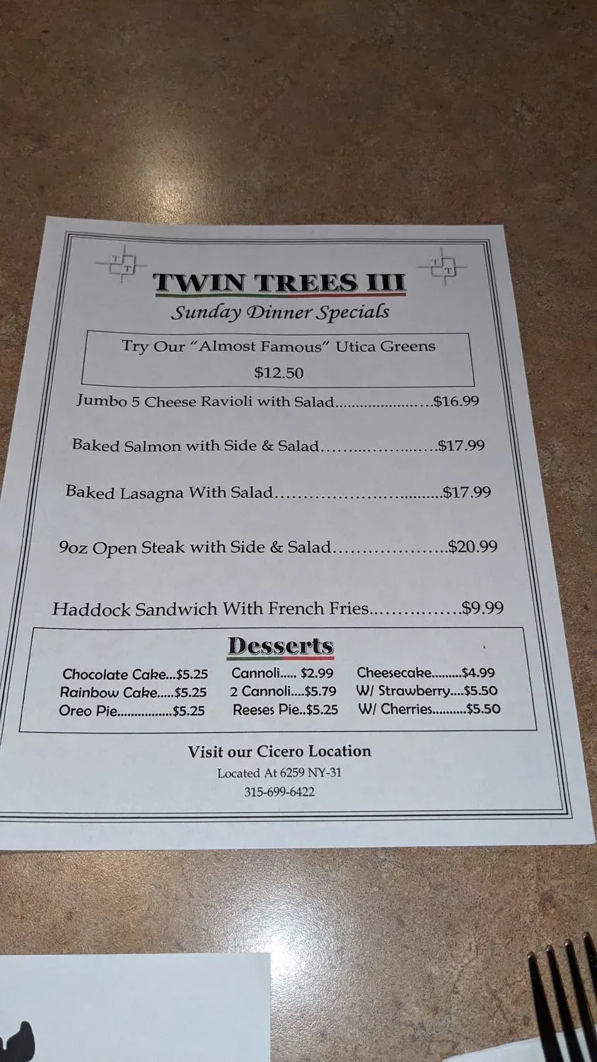 Menu 2