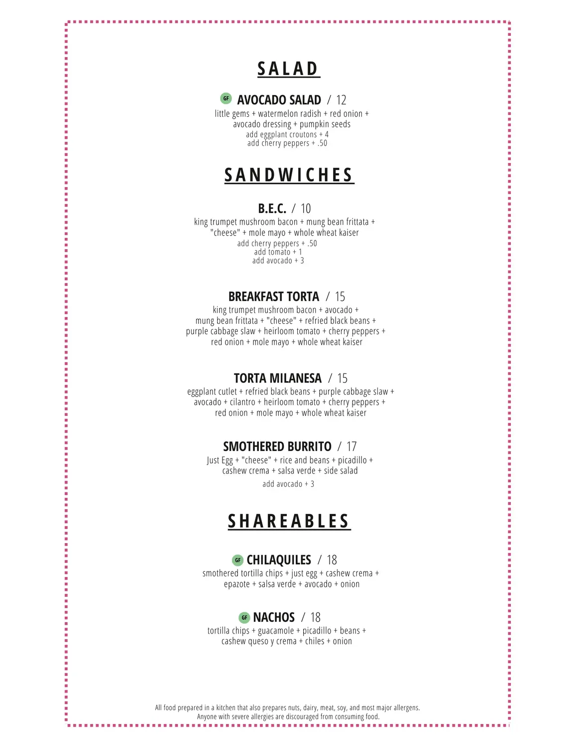 Menu 2