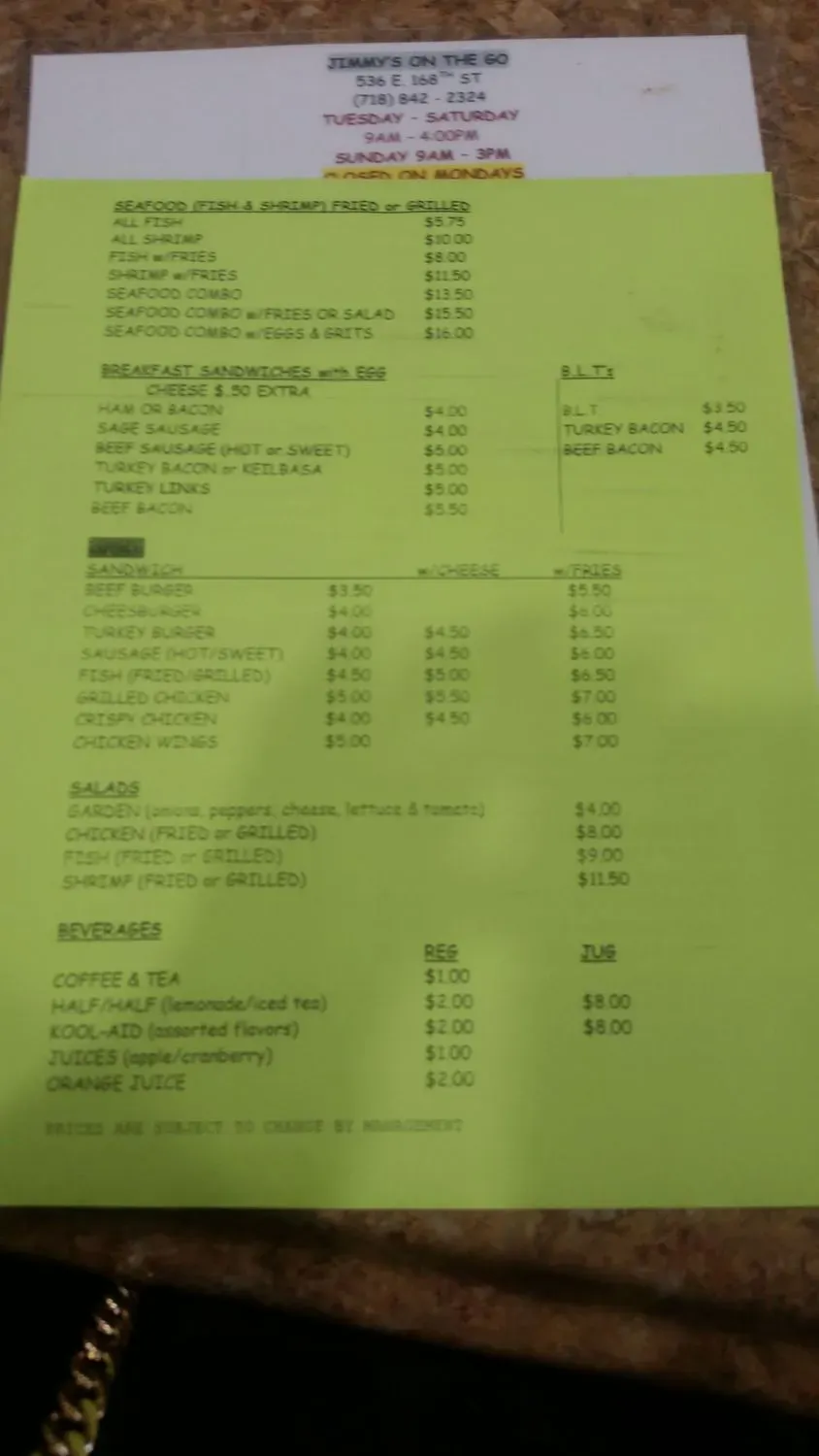 Menu 3