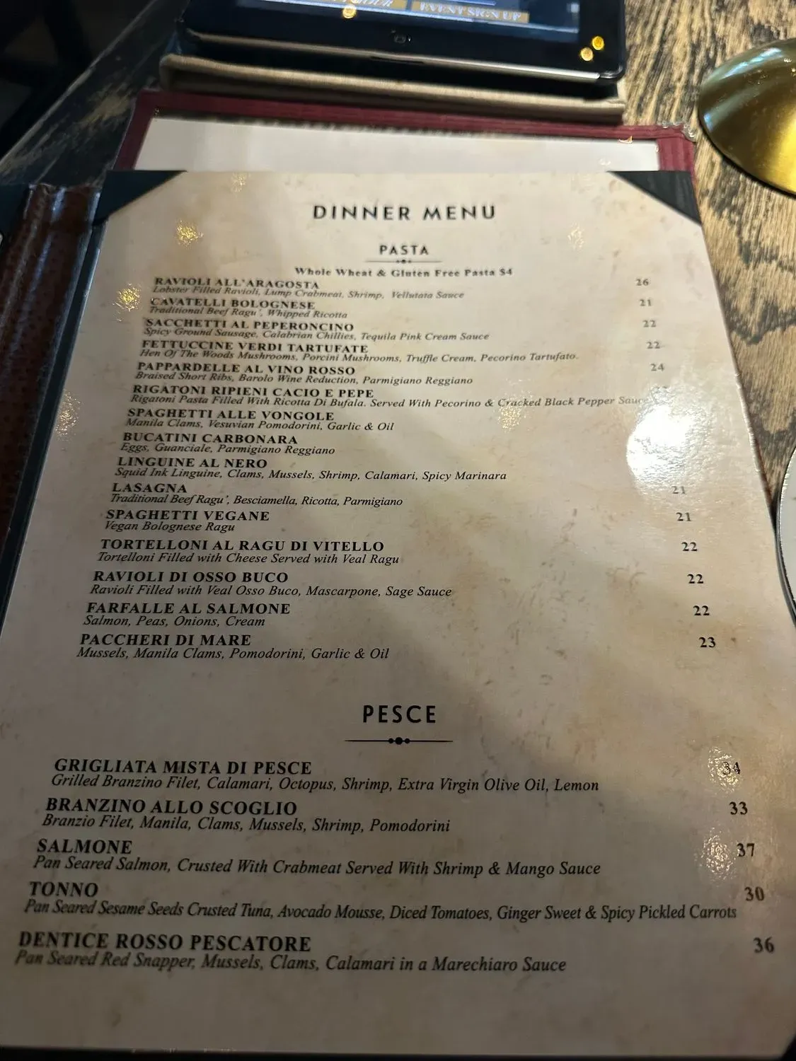 Menu 2