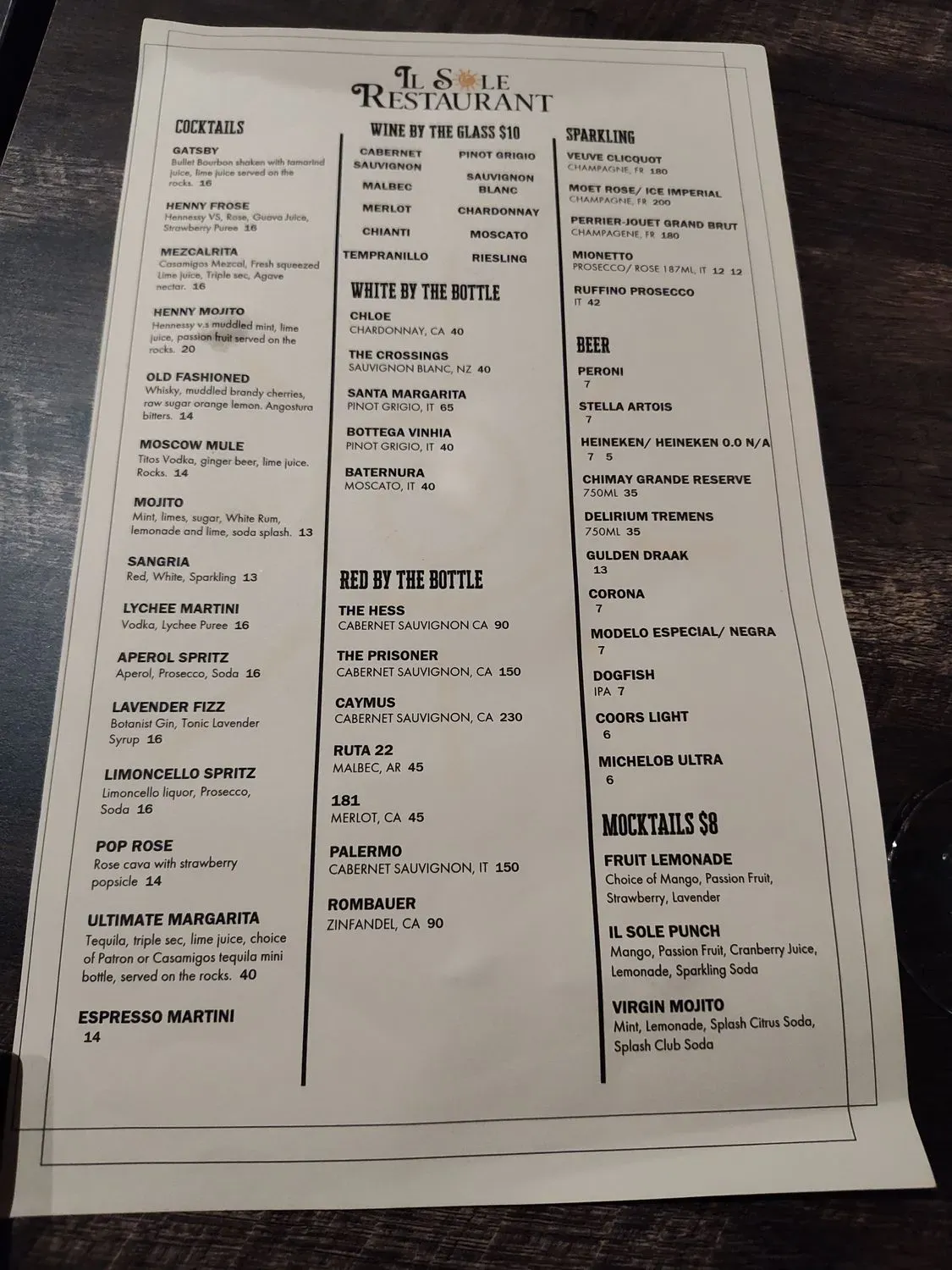 Menu 2