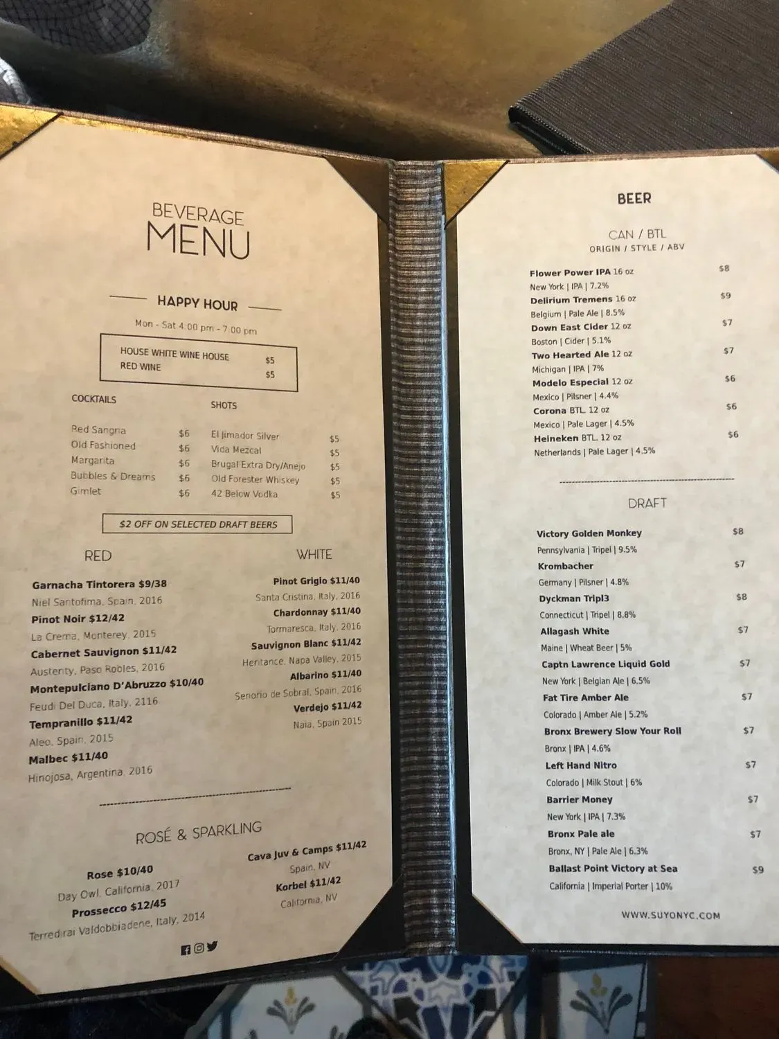 Menu 6